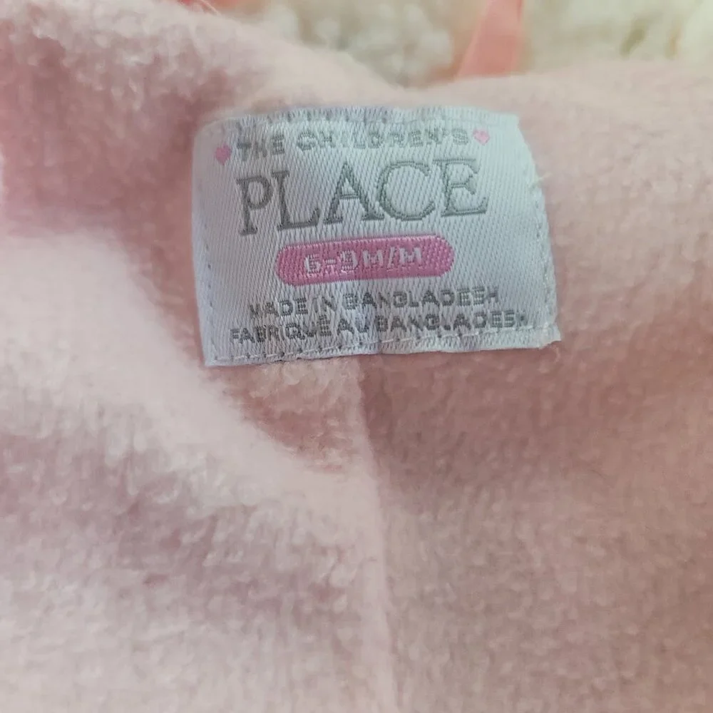 The Children’s Place Baby Girl Heart Snowsuit Pink Gold